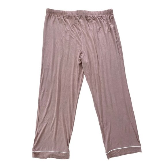 Stars Above Womens Mauve Pink Long Sleeve Top and Pants Pajama Set 1X 2X or 3X - Picture 5 of 11